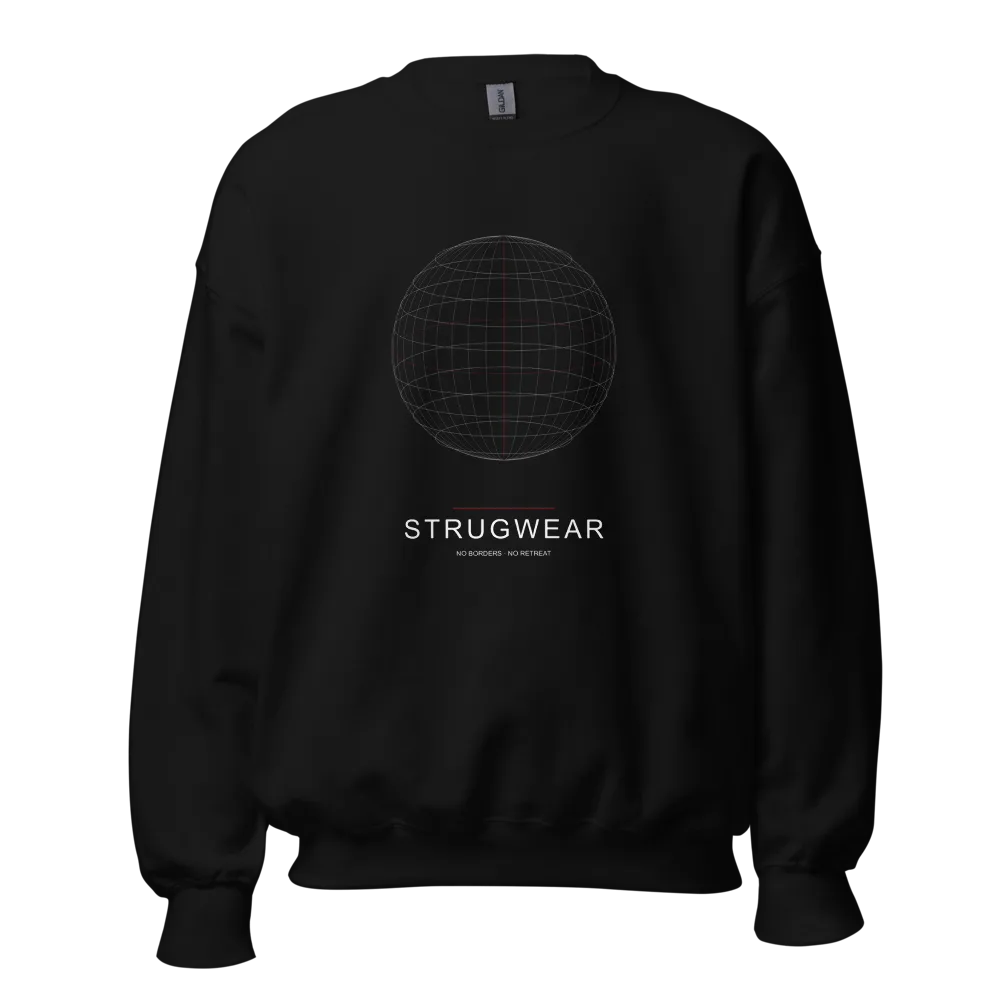 Globe Crewneck, Black