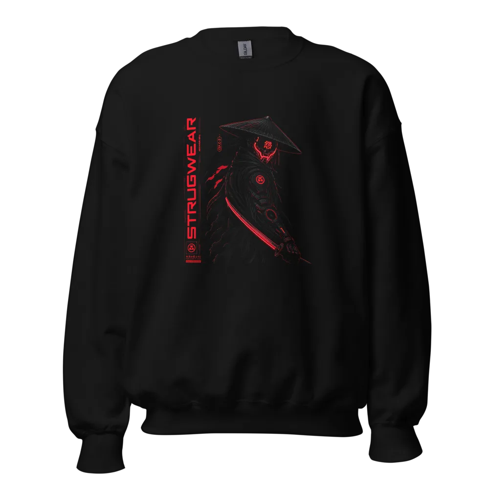 Samurai Crewneck, Black