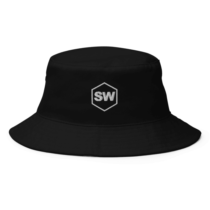 STRUGWEAR Bucket Hat, Black