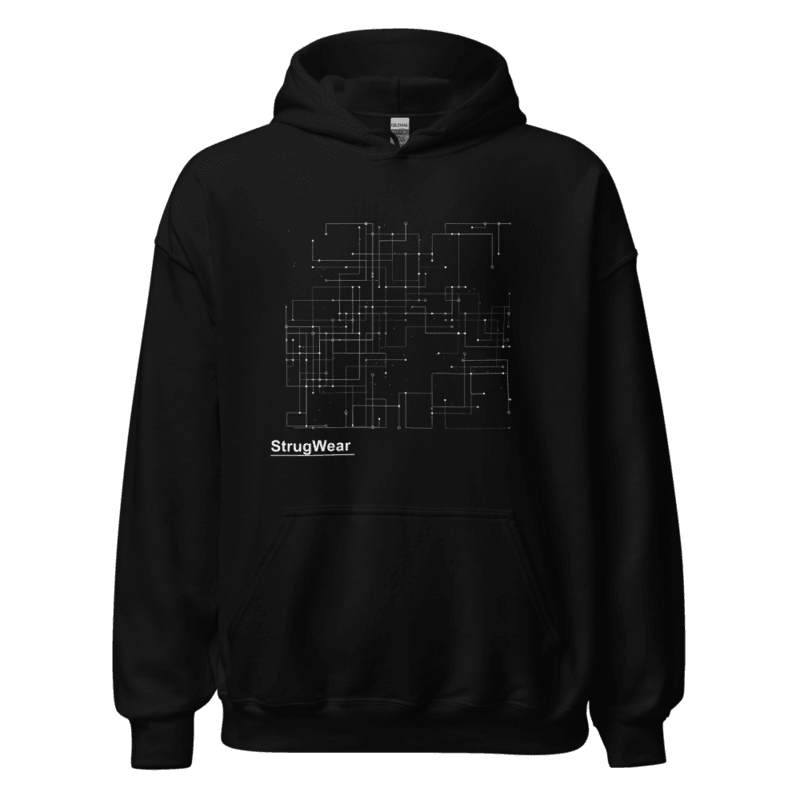 Mainframe Hoodie, Black